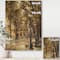 Designart - Provence French Village II - French Country Print on Natural Pine Wood